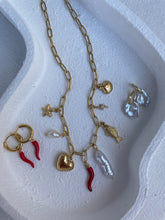 Load image into Gallery viewer, Eve Cornicello Charm Necklace Gold