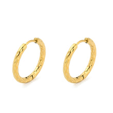 Load image into Gallery viewer, Tori Hoop Earring Gold