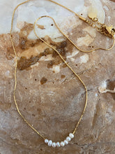 Load image into Gallery viewer, Willow Snake Chain with Pearls Gold
