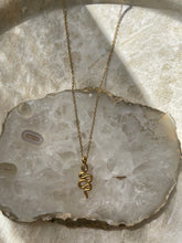 Load image into Gallery viewer, Snake Necklace Gold