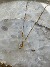 Load image into Gallery viewer, Hamsa Necklace Gold