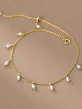 Load image into Gallery viewer, Maya pearl anklet