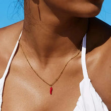 Load image into Gallery viewer, Evie Cornicello Necklace Gold
