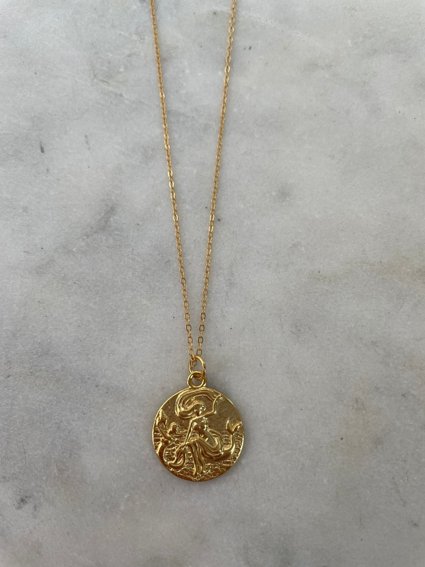 Kailani Mermaid Necklace Gold