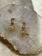 Load image into Gallery viewer, Isabella Love Heart Stud Earring Gold
