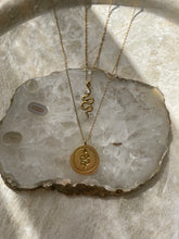 Load image into Gallery viewer, Snake Coin Necklace Gold
