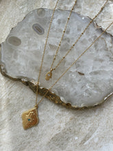 Load image into Gallery viewer, Hamsa &amp; Hamsa Ornate Necklace Gold - Stack
