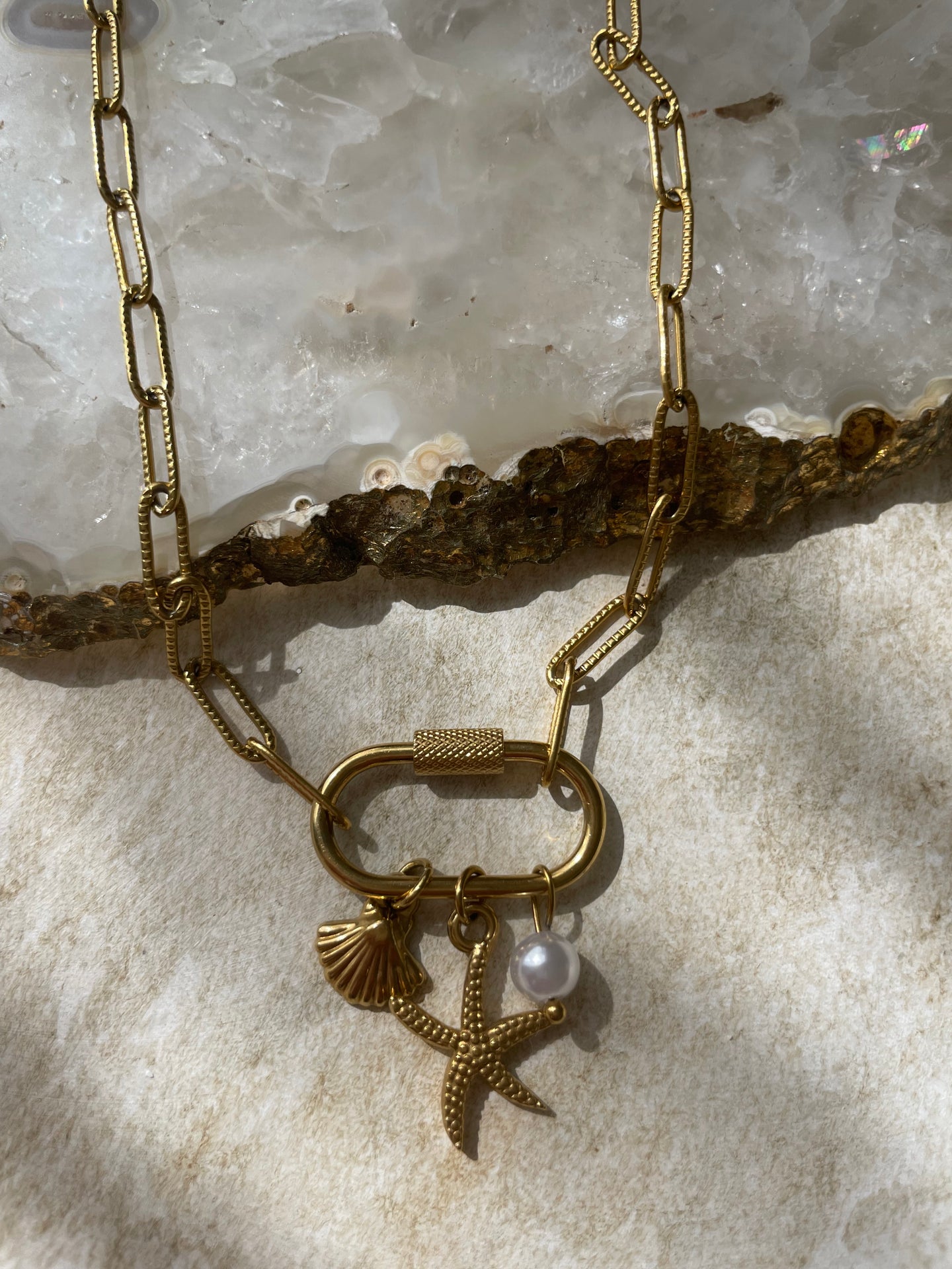 Oakley Charm Necklace Gold