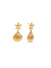 Load image into Gallery viewer, Naia Ocean Stud Earring Gold
