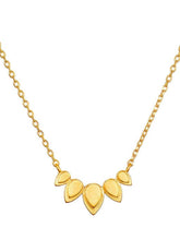 Load image into Gallery viewer, Lotus Petal Necklace Gold
