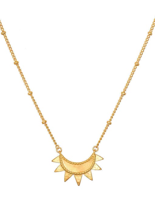 Radiant Sun Necklace Gold