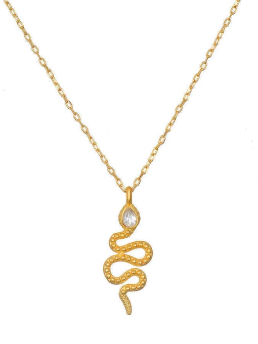 Snake Necklace Gold